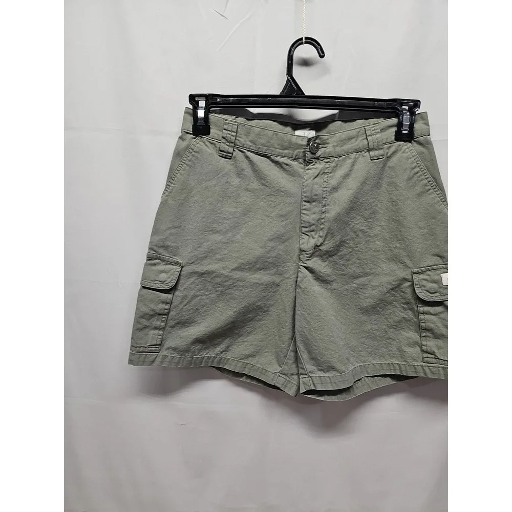 Calvin Klein‎ Women's Flat Front Jeans Cargo Shorts High Rise 7